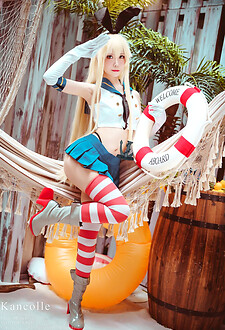 Shimakaze - Kantai Collection Ero Cosplay