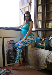 Brook Wright Blue Leggings - Photo #1