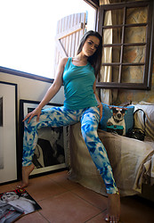 Brook Wright Blue Leggings - Photo #6