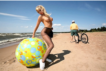Cuties In Tights - Anastasia Teen Blonde in Black Pantyhose - Photo #12