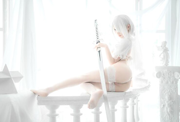 Chunmomo 2B(YoRHa) NieR-Automata Cosplay - Photo #11