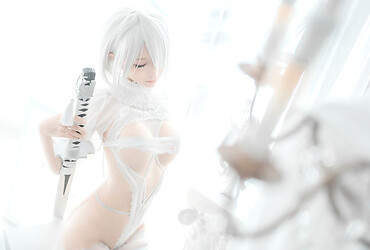 Chunmomo 2B(YoRHa) NieR-Automata Cosplay - Photo #15