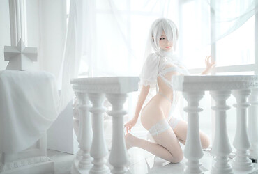 Chunmomo 2B(YoRHa) NieR-Automata Cosplay - Photo #18