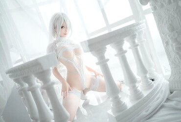 Chunmomo 2B(YoRHa) NieR-Automata Cosplay - Photo #19