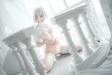 Chunmomo 2B(YoRHa) NieR-Automata Cosplay - Photo #20