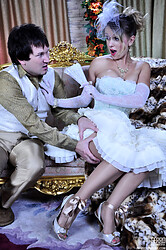 At the wedding, bridesmaid the horny nylon pantyhose bitch is ready for the throbbing hunk's cock of best man - Photo #3