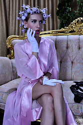 Russian chick in seductive sheer nylons and get you ready to rock. - Photo #2