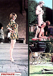 Lovely shots from the hairy sixties with sex in public spots - Photo #7