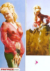 A naughty blonde sixties exhibitionist girl loves it wild - Photo #6