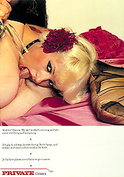 This nasty retro brunette girl playing with this big dildo - Photo #6