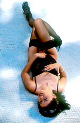 Monica Cameron - Black Nylons - Photo #6