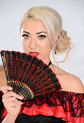 Jessica Jones - Sexy Latina Dancer in Black Stockings - Photo #1