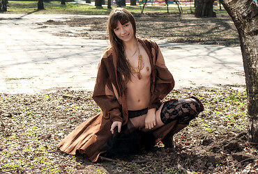 Public Nudity - Red Eva - Photo #19