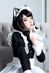 Cute and sexy maid kitten - Photo #3