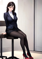 AI Art Office Babes - Photo #6