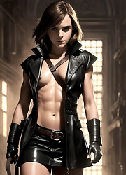 Emma Watson Nude - AI Art - Photo #9