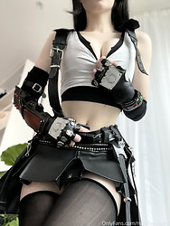 Nora Fawn - Horny Tifa Lockhart in Black Stockings -  Final Fantasy VII - Photo #3