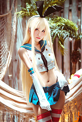 Shimakaze - Kantai Collection Ero Cosplay - Photo #4