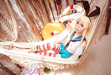 Shimakaze - Kantai Collection Ero Cosplay - Photo #5
