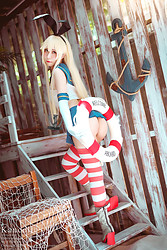 Shimakaze - Kantai Collection Ero Cosplay - Photo #8