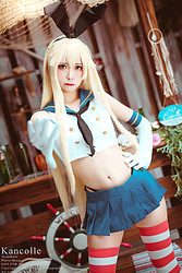 Shimakaze - Kantai Collection Ero Cosplay - Photo #10