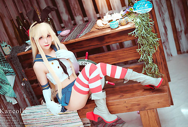 Shimakaze - Kantai Collection Ero Cosplay - Photo #13