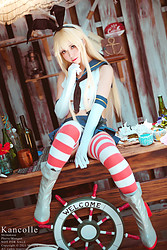 Shimakaze - Kantai Collection Ero Cosplay - Photo #16