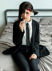Kobeni Higashiyama Chainsaw Man Anime Ero Cosplay - Photo #1