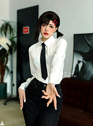Kobeni Higashiyama Chainsaw Man Anime Ero Cosplay - Photo #2