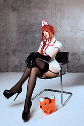 Black nylons and high heels sexy cosplay Tenletters - Photo #1