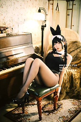 Teen Asian Cosplay Girl in Pantyhose - Photo #2