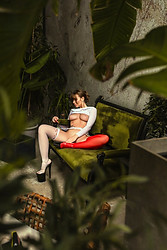 Inga Sunagatullina sexy stockings - Photo #4