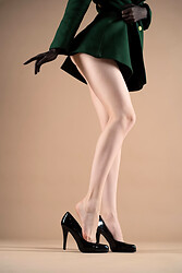 Candyball Secretary Black Pantyhose - Photo #32