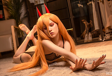 Lilyves Power (Chainsaw Man) Sexy cosplay #5 - Photo #2