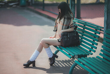 Asian babes in stockings #9 - Photo #5