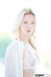 Samantha Rone - White Stockings - Photo #6