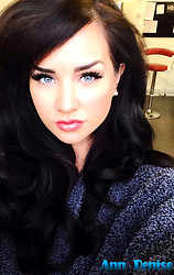 Ann Denise - Sexy Red Lingerie & Stockings Selfie - Photo #2