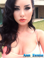 Hot UK chick Ann Denise - By The Pool Selfie - Photo #7