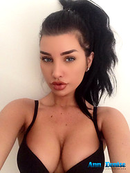 Ann Denise - Black Undies On The Bed - Photo #7