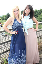 Axajay and Jade flash their tits for passing traffic on the overpass - Photo #5