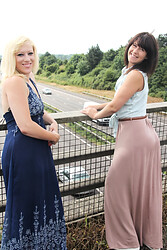 Axajay and Jade flash their tits for passing traffic on the overpass - Photo #7