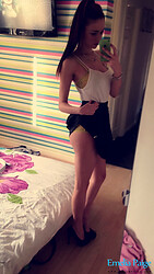 Hot British girl Emelia Paige Selfies - See Through Bras - Photo #2