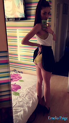 Hot British girl Emelia Paige Selfies - See Through Bras - Photo #3