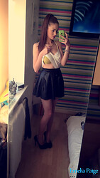 Hot British girl Emelia Paige Selfies - See Through Bras - Photo #4