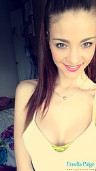 Hot British girl Emelia Paige Selfies - See Through Bras - Photo #9