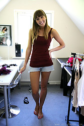 Pretty things peeling off their thigh-highs under the golden-hour light - Photo #20