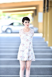 Audrey : Her Little White Dress - Photo #1