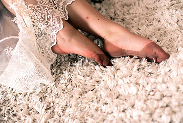 Wetter in wet nylons! - Photo #6