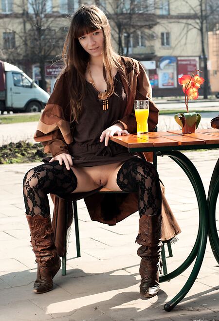 Public Nudity - Red Eva