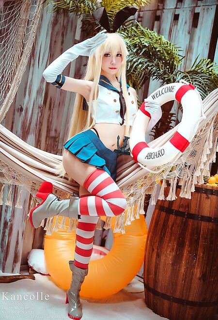 Shimakaze - Kantai Collection Ero Cosplay